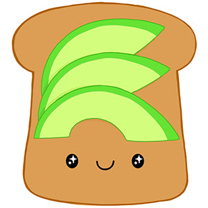 comfortfood avocado toast design