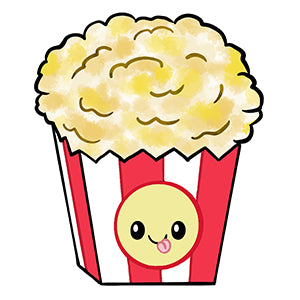 comfortfood popcorn design