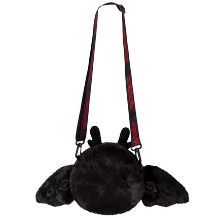 Fuzzy Crossbody Baby Mothman Back