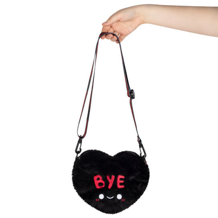 Fuzzy Crossbody Candy Heart Bye