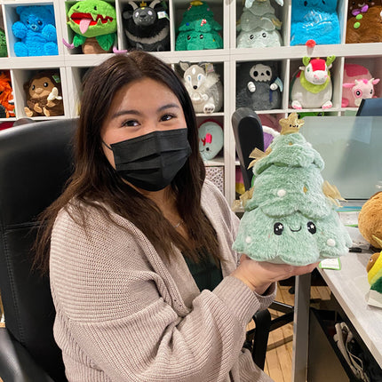 mini squish flocked christmas tree user1