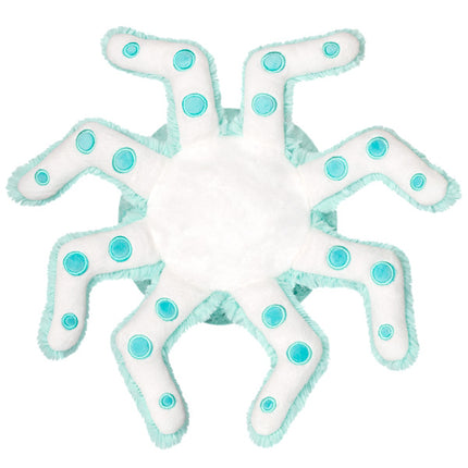 mini squish mint octopus back