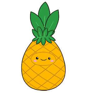 mini squish pineapple 7 design