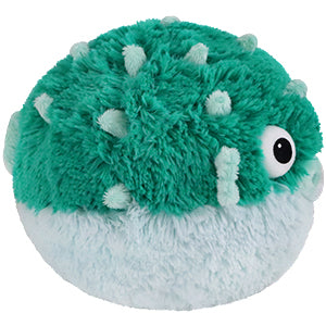 mini squish teal pufferfish 7 side