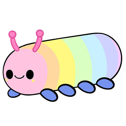 Rainbow Caterpillar Design