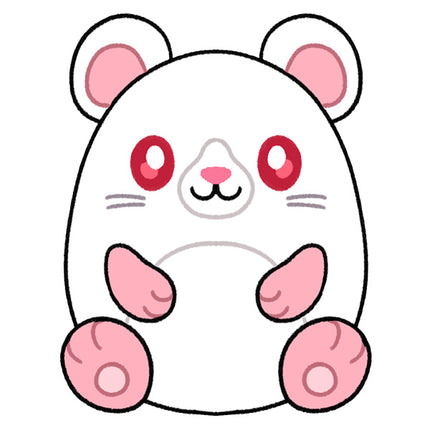 mini white rat illustration