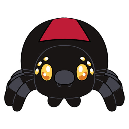 mini black widow design graphic