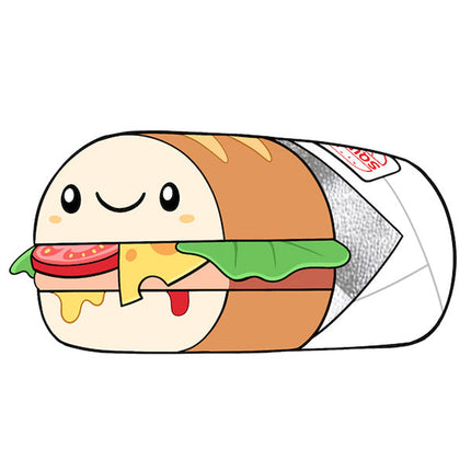 mini hero sandwich design illustration