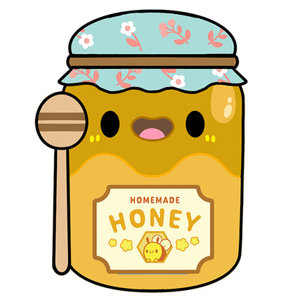 mini honey jar design illustration