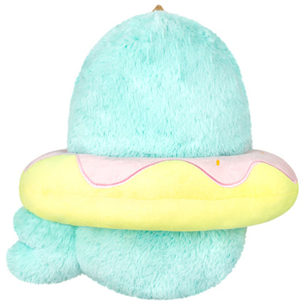 Mini Squishable Sparkles The Narwhal In Donut Back Image