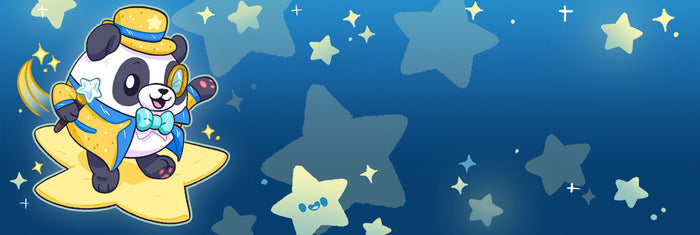SQUEE banner with reginald flying on a star