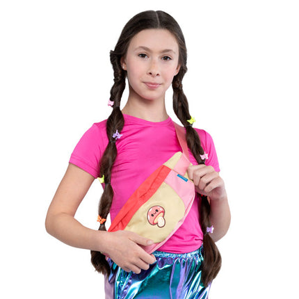 Belt Bag Colorblock Mushroom