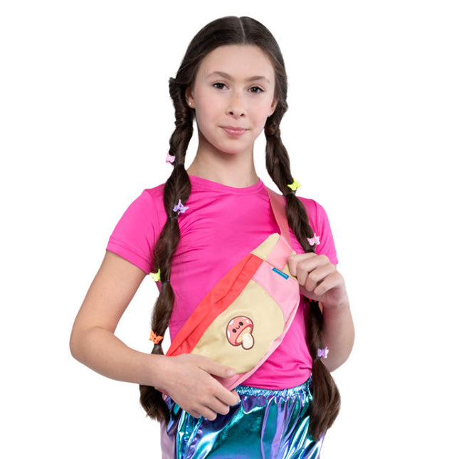 Belt Bag Colorblock Mushroom