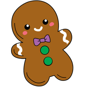 comfortfood gingerbread man design
