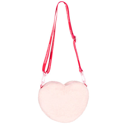 Fuzzy Crossbody Candy Heart Uwu Back