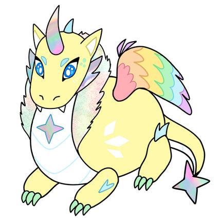 mini prismatic dragon design