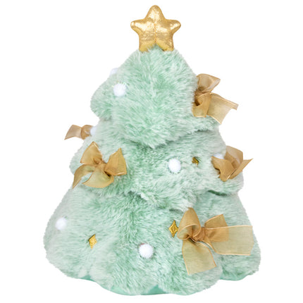 mini squish flocked christmas tree back
