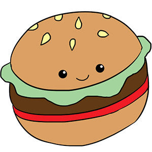 mini squish hamburger 7 design