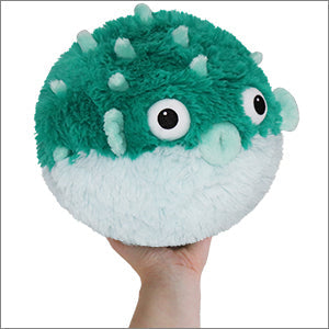 Mini Squishable Teal Pufferfish Product Image
