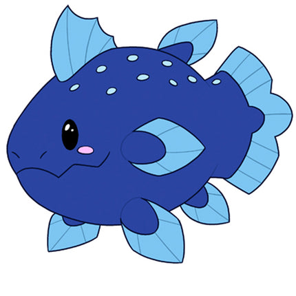 mini coelacanth design graphic