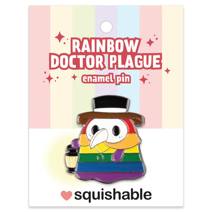 rainbow plague doctor pin image