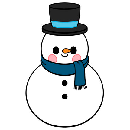 squish cute snowman 7 design